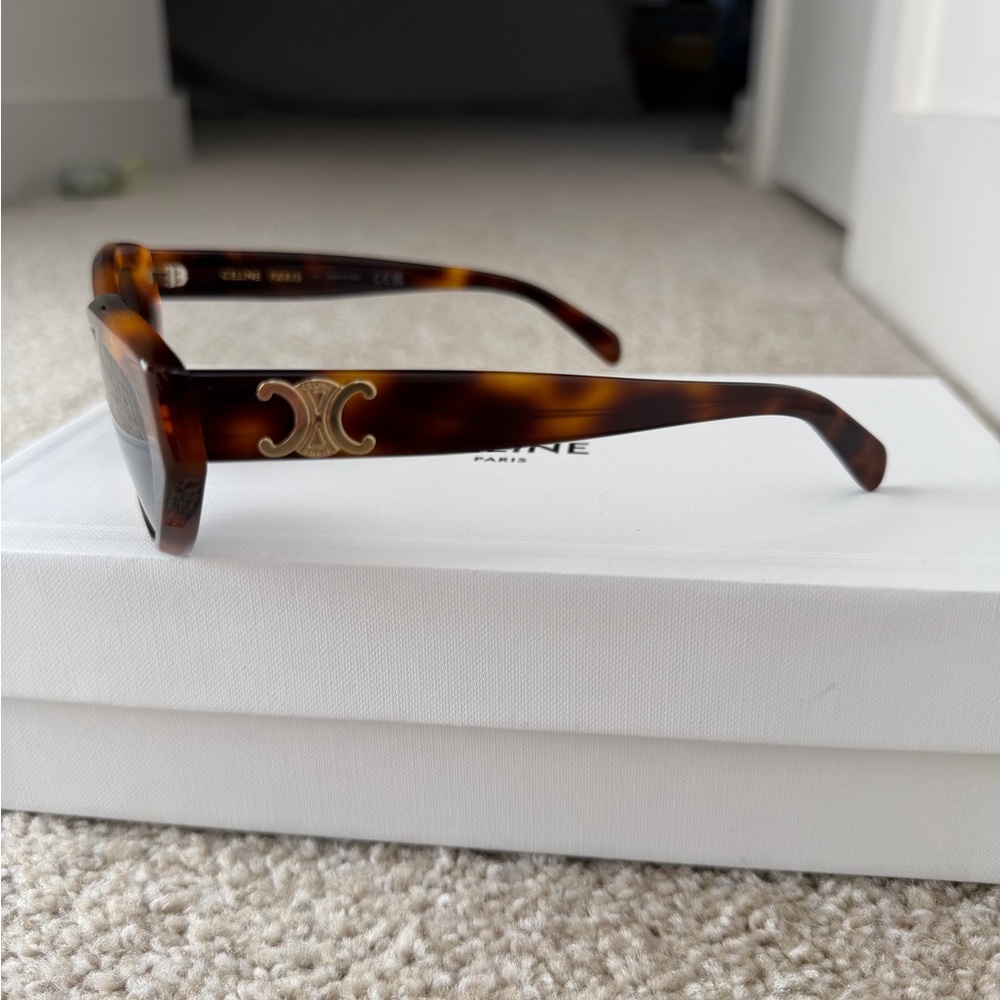 Celine Tortoise Shell Sunglasses - Picture 2 of 5